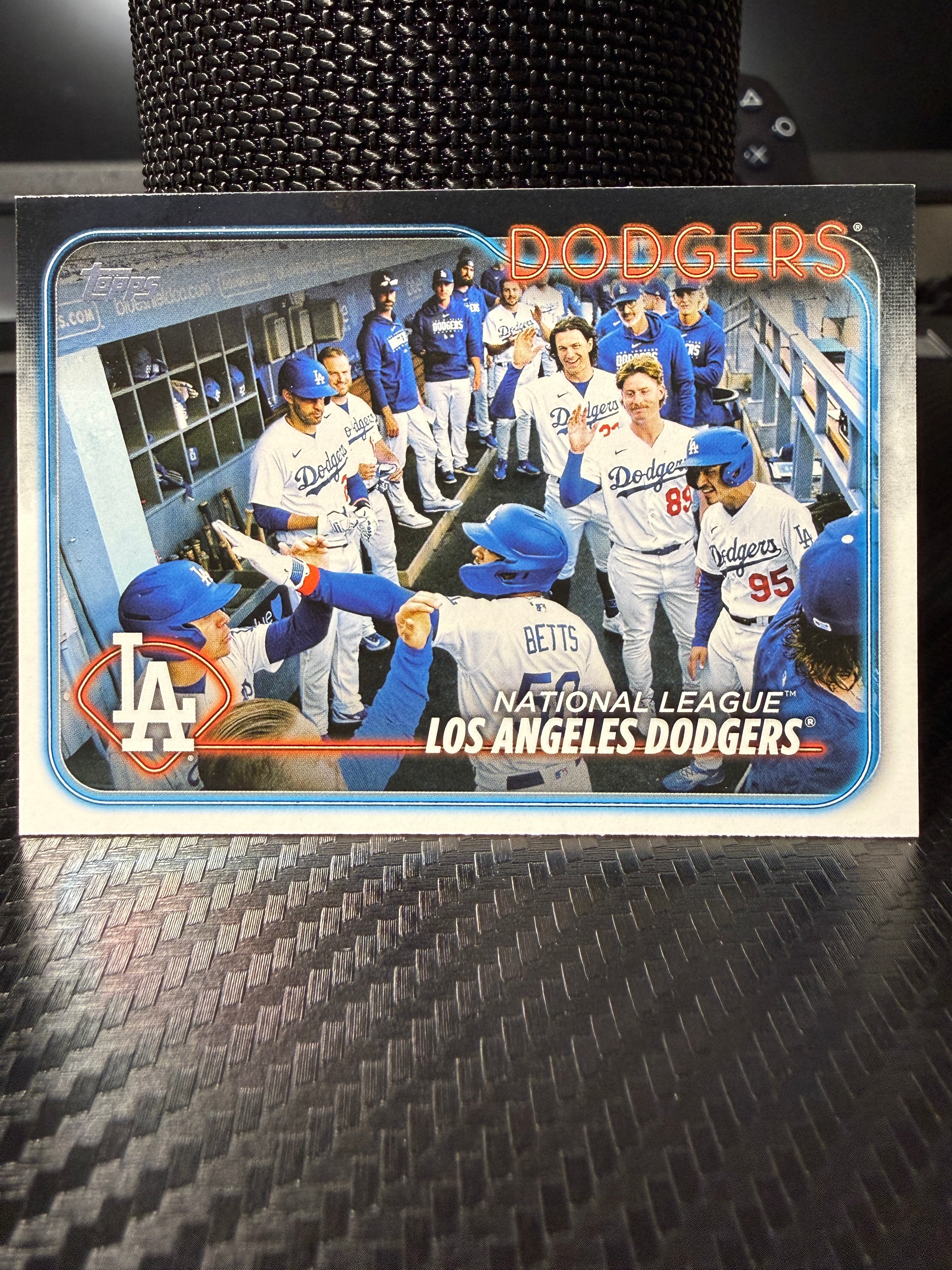 Baseball Card — Los Angeles Dodgers