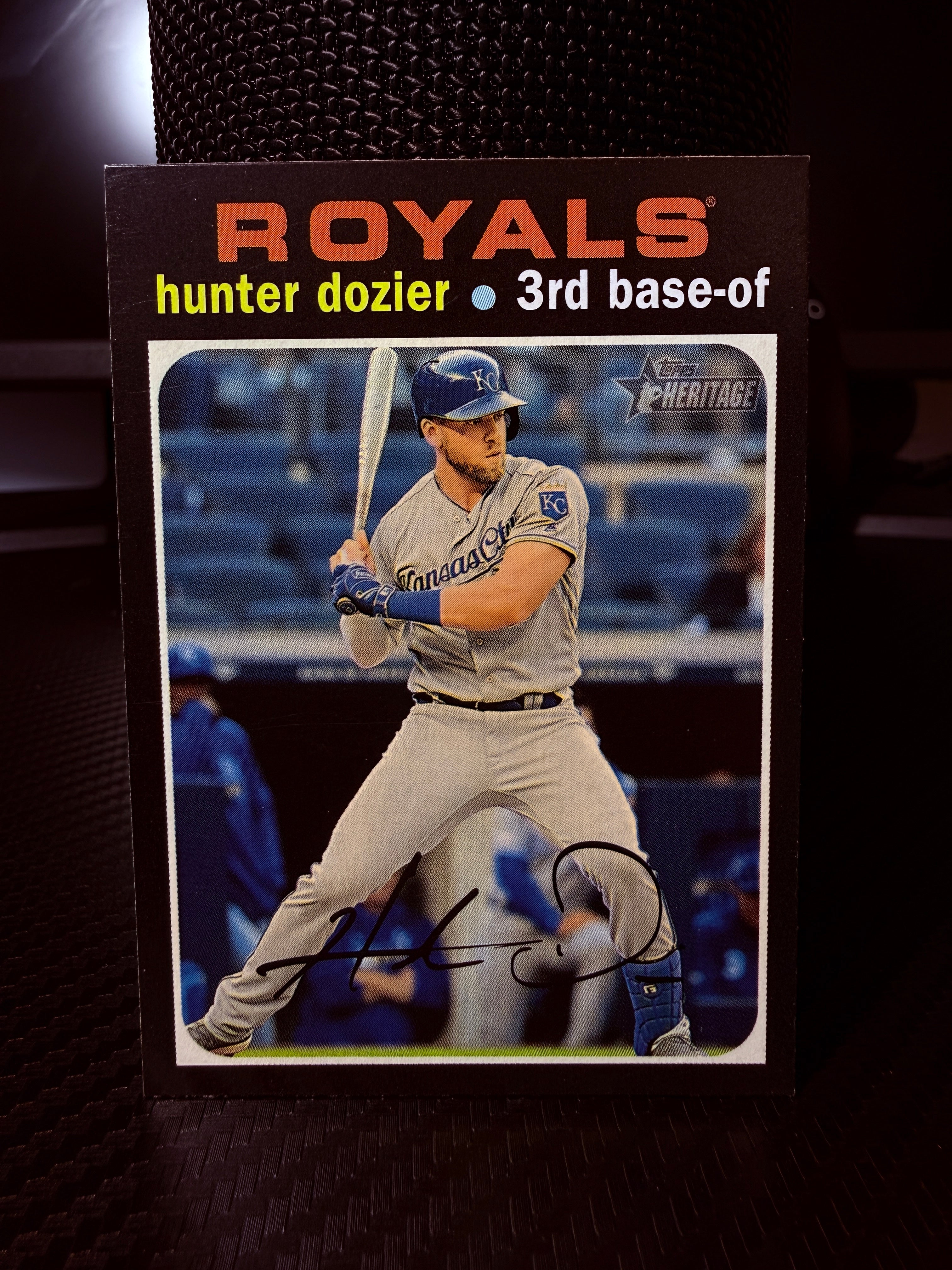 Baseball Card — Kansas City Royals
