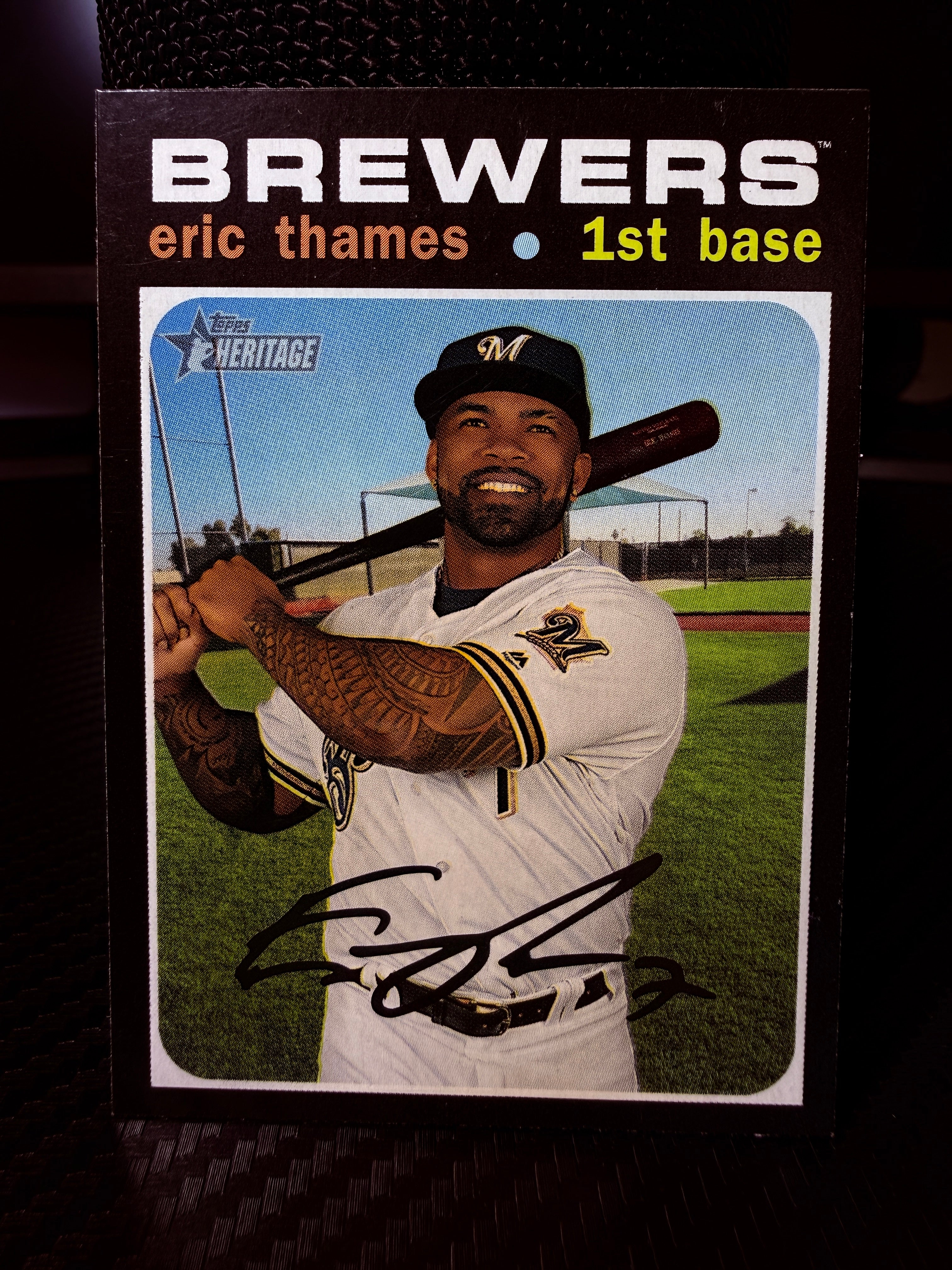 Baseball Card — Milwaukee Brewers