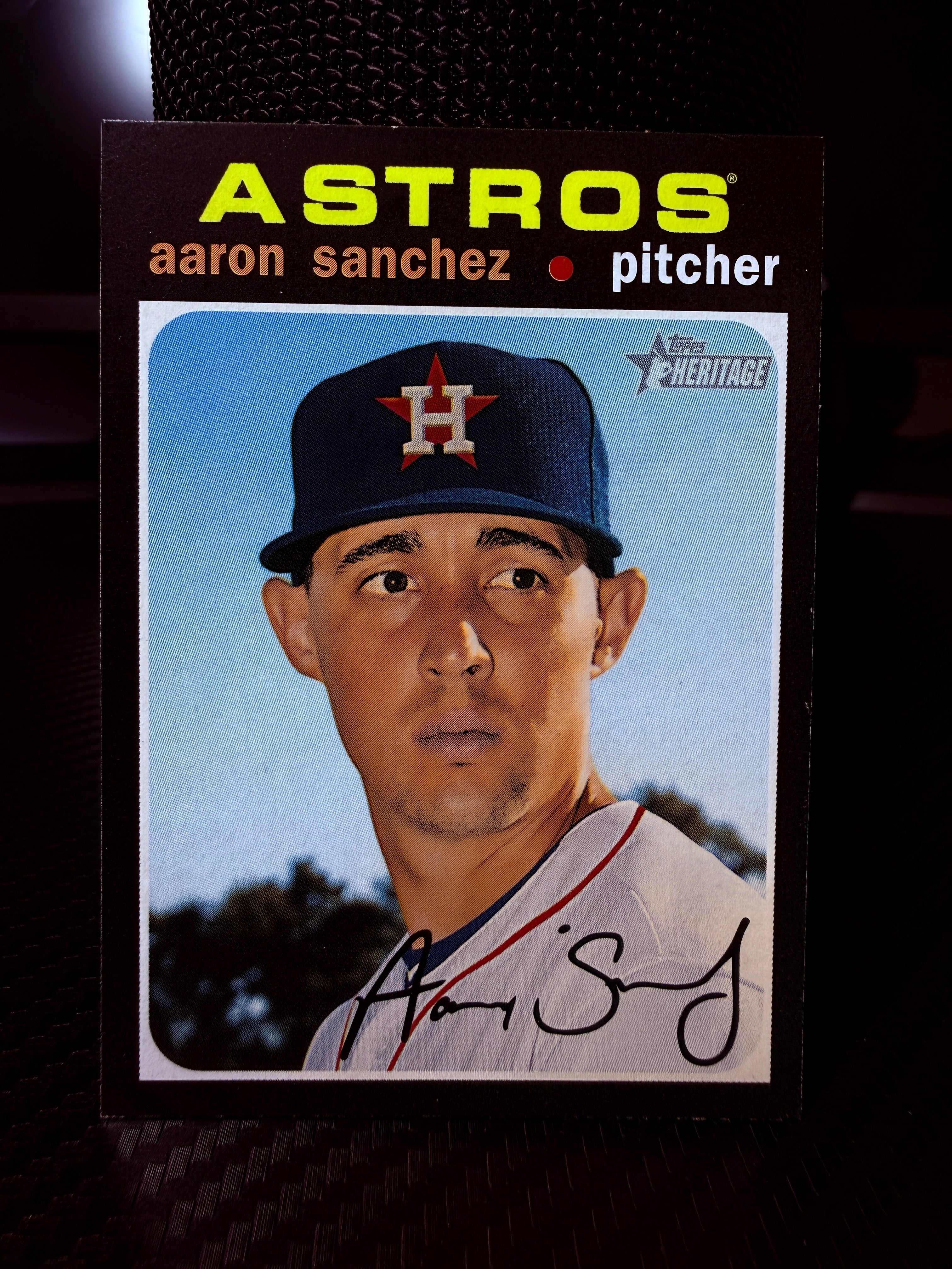 Baseball Card — Houston Astros