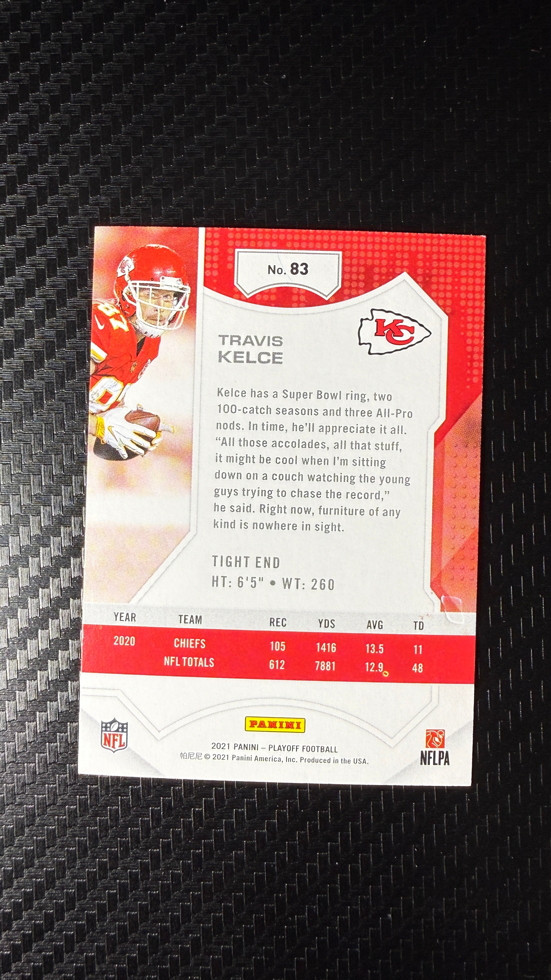 Back of card