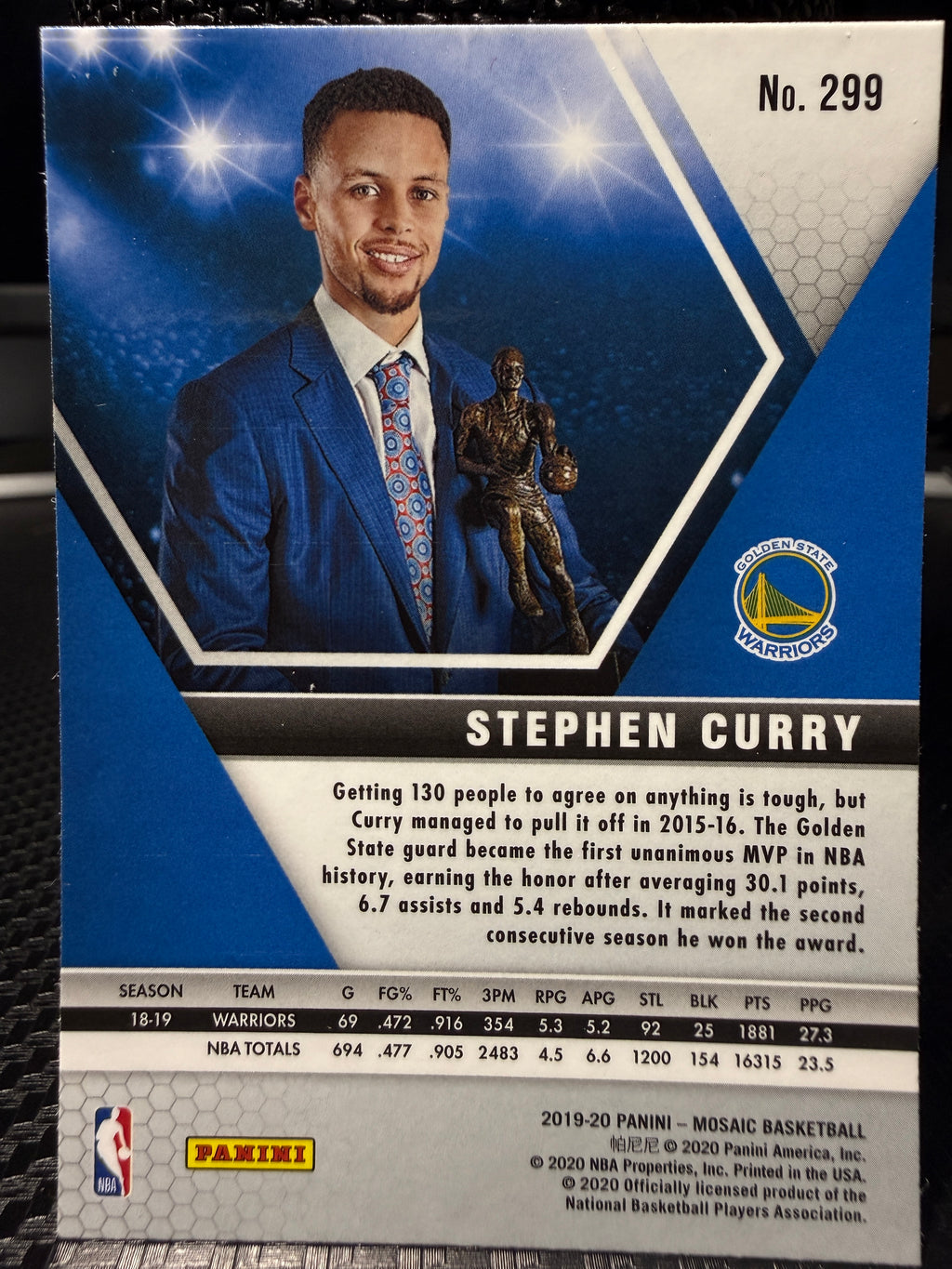 Card back