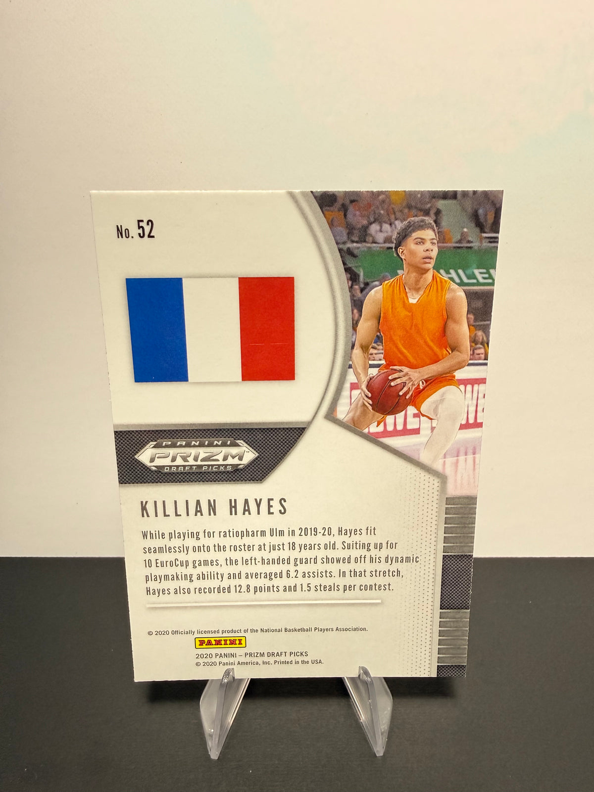 2020-21 Prizm Killian Hayes — Detroit Pistons — back