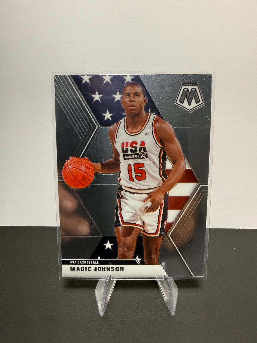 2019-20 Mosaic Magic Johnson — USA Basketball