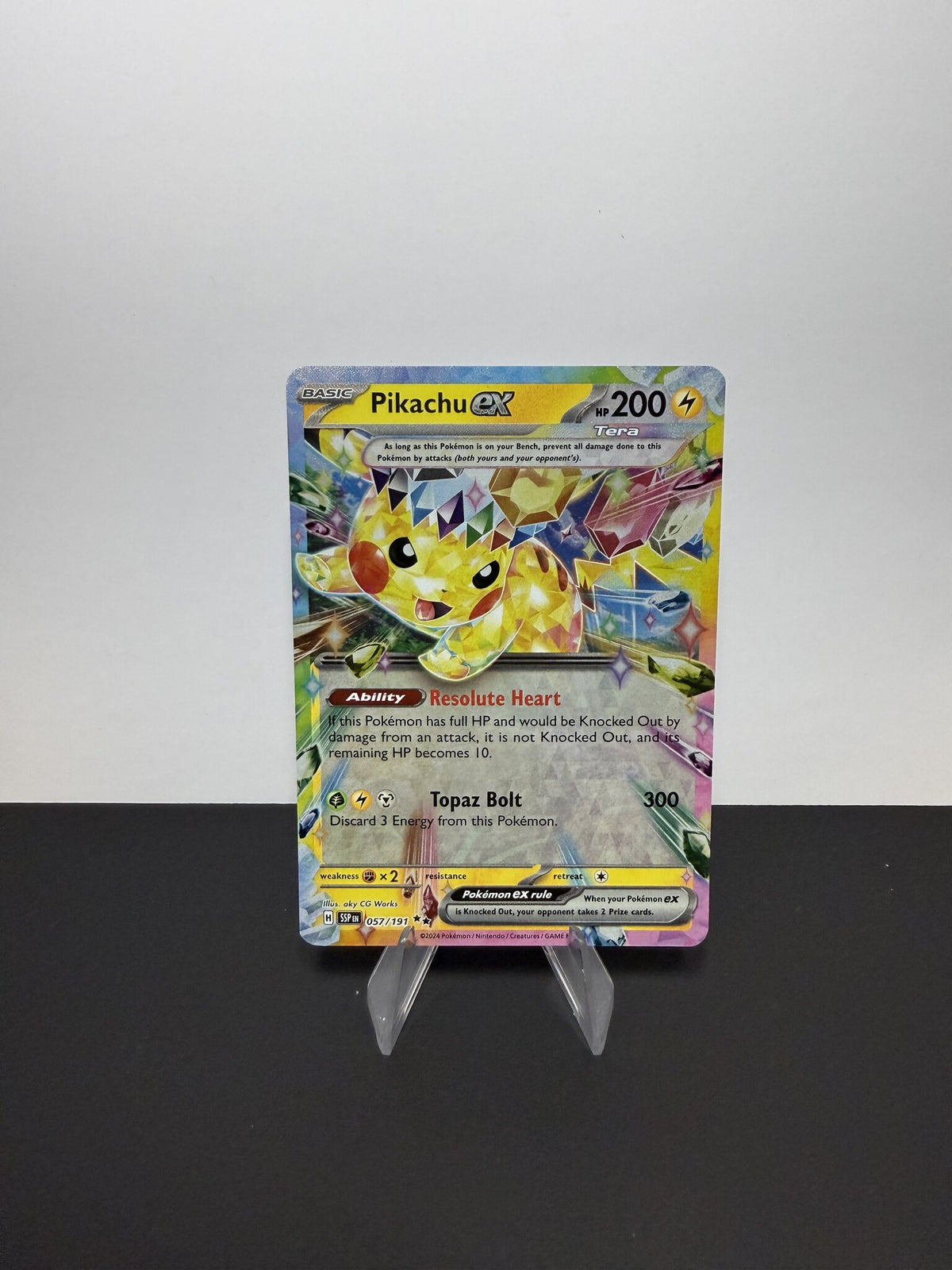 Pikachu ex 057/191 — Surging Sparks