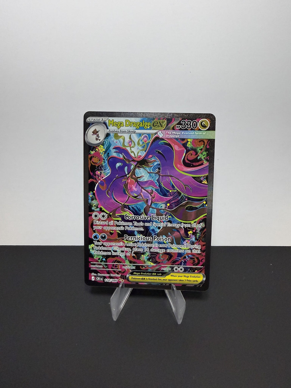 Mega Dragalge ex 118/086 — Chaos Rising