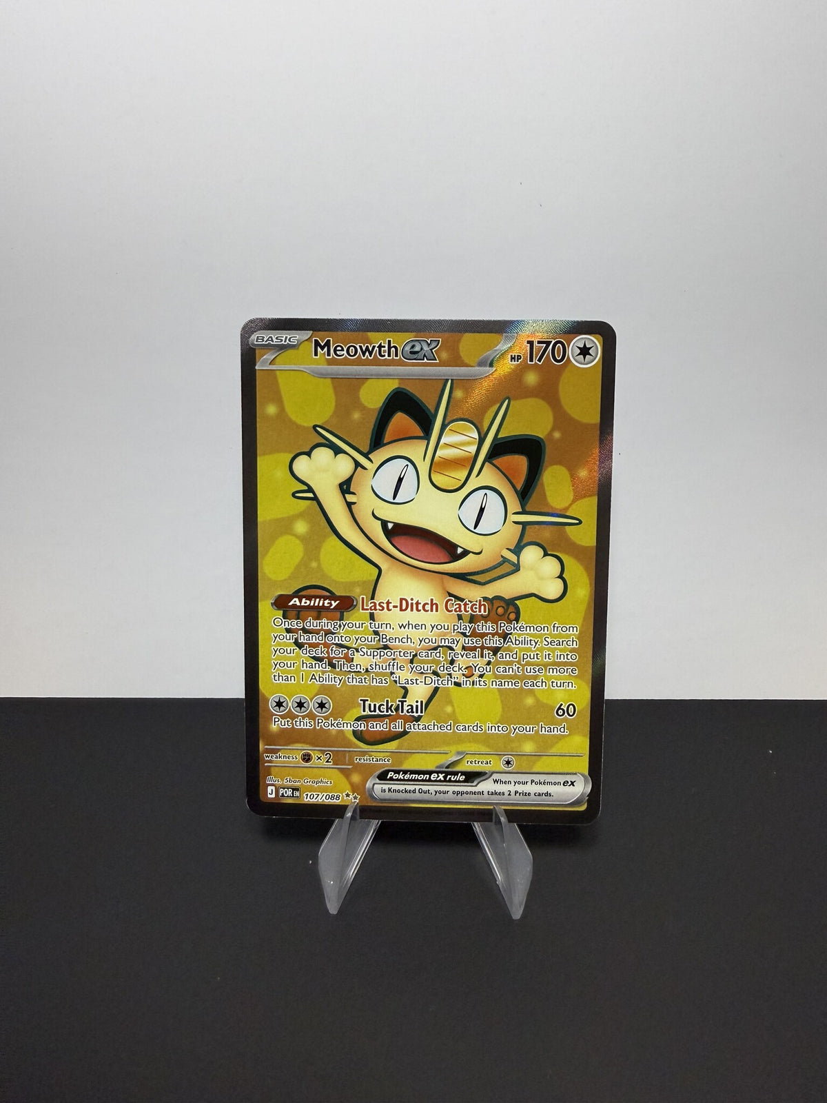 Meowth ex 107/088 — Perfect Order